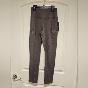 Tahari Sport Gray Leggins Small #198